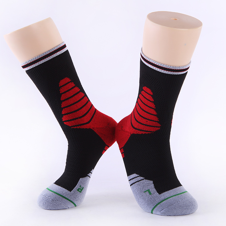 Adults Volleyball Socks Thicker Towels Cartridge Bottom Antifriction Student Movement Stockings Compression Scoks Golf Ankle Compression Socks